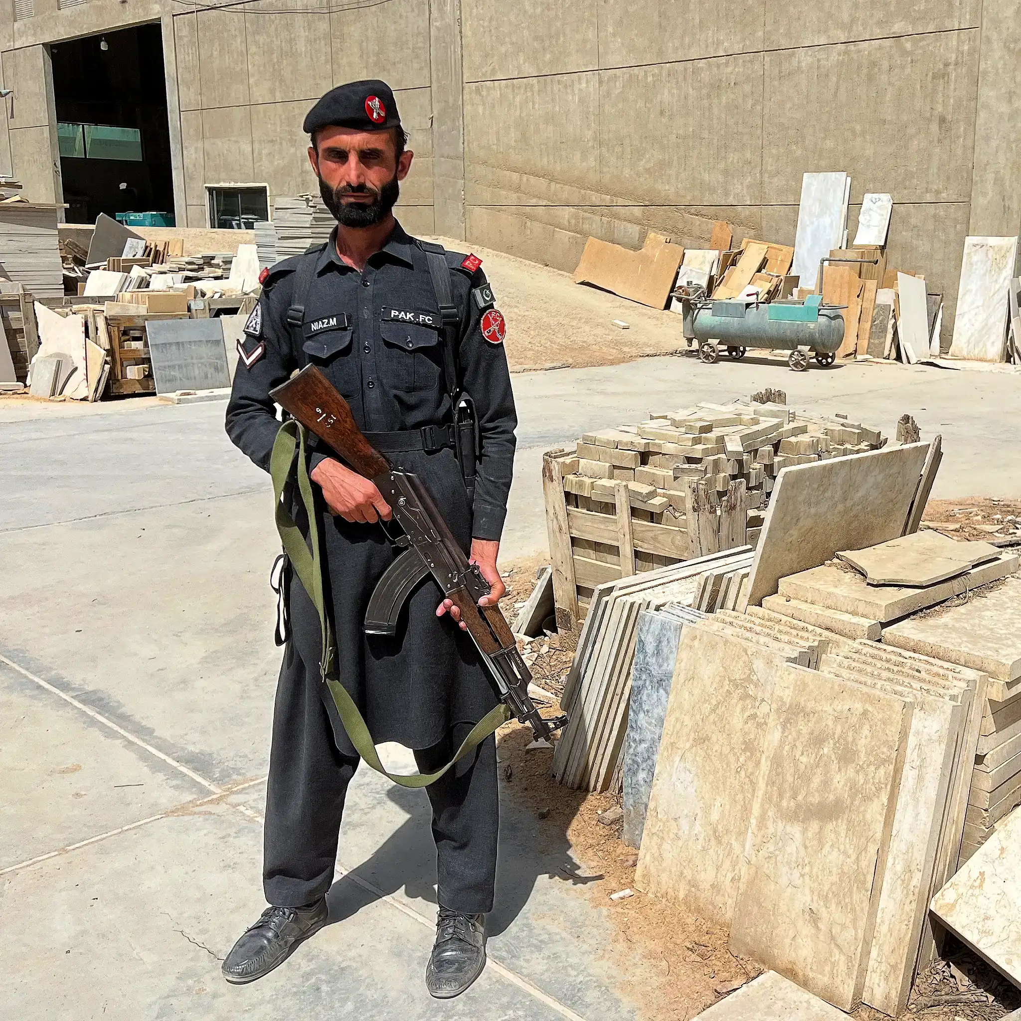 Security Guard SK Stones, Karachi